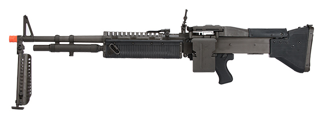 LCT FULL STEEL M60VN AEG AIRSOFT LIGHT MACHINE GUN - BLACK
