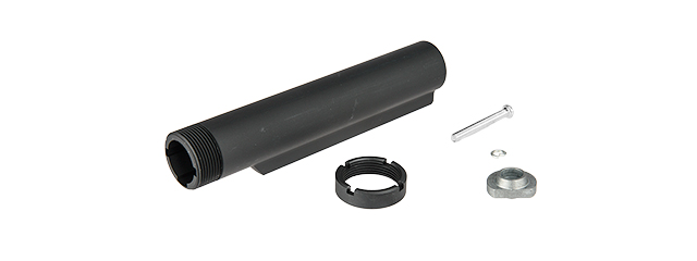 LT-M4BT CNC ALUMINUM GEN II AEG M4 AIRSOFT BUFFER TUBE (BLACK)