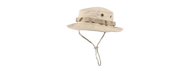 M2619T COTTON HYBRID TACTICAL VENTILATED BOONIE HAT (TAN)