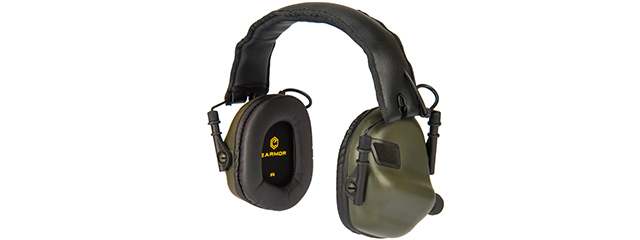 EARMOR M31 ELECTRONIC HEARING HEADPHONES W/ NATO INPUT - FOLIAGE GREEN