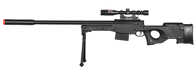 P2703B SPRING RIFLE w/ SCOPE (BLACK)