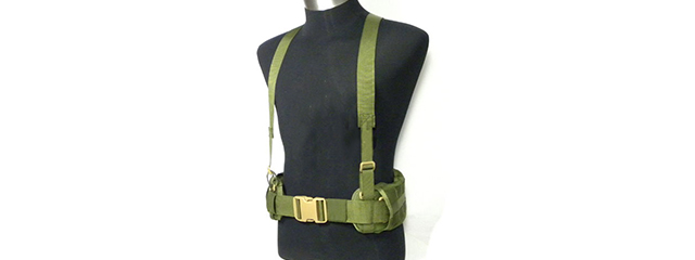 T0075-G MOLLE EG STYLE MLCS GEN II BELT WITH SUSPENDERS (OD)