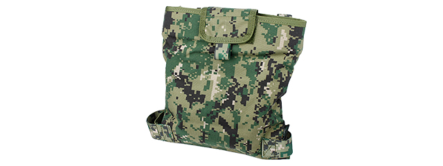 AMA TACTICAL MOLLE MAGAZINE DUMP POUCH - WOODLAND DIGITAL