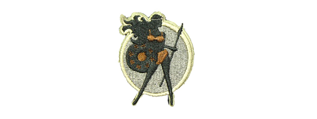 AMA WARRIOR GODDESS HOOK AND LOOP PATCH TYPE: A