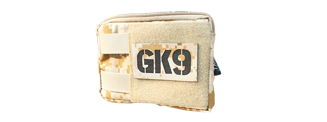 T1354-DD SMALL MOLLE VELCRO ADMIN POUCH (DESERT DIGITAL)