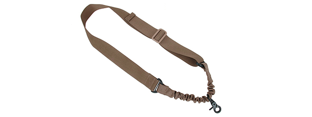 AMA AIRSOFT TACTICAL ONE POINT NYLON BUNGEE SLING - TAN