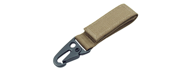 AMA AIRSOFT HOOK AND LOOP SHACKLE - KHAKI