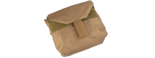 T1985-CB MOLLE GAS MASK POUCH (COYOTE BROWN)