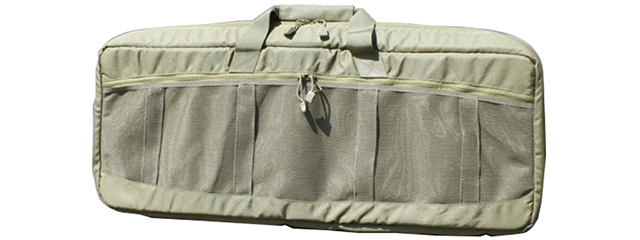 AMA COVERT 36-INCH CARBINE MESH CARRYING CASE W/ RUCK STRAPS - KHAKI