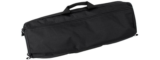 AMA TRANSPORTER 26-INCH SINGLE Q/D STRAP MOLLE RIFLE SOFT CASE - BLACK