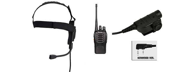 ZBOWMAN ELITE II HEADSET + Z125KEN PTT + WALKIE TALKIE SET (FG)