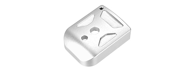 5KU-GB260-S ALUMINUM HI-CAPA MAG BASE COVER - TYPE 1 (SILVER)