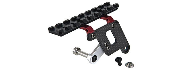 5KU-GB281-R HI-CAPA METAL 20MM PICATINNY RAIL MOUNT (RED)