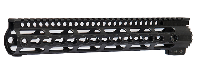 AC-426B MI STYLE KEYMOD SYSTEM RAIL 12 INCH (COLOR: BLACK)