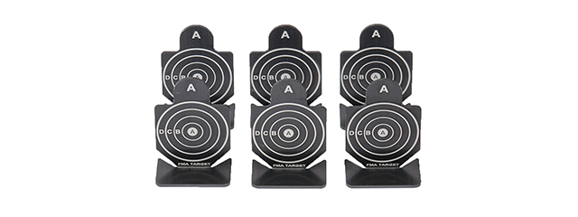 AC-447 METAL SHOOTING TARGETS - TYPE A (SET OF 6)