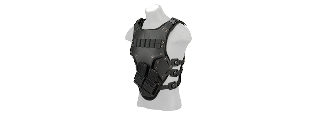 AC-590B TF3 HIGH SPEED AIRSOFT MAG STRAP BODY ARMOR (BLACK)