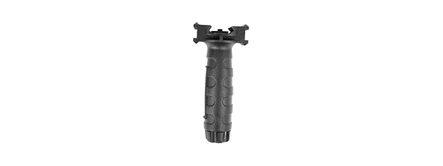 AIM SPORTS POLYMER AIRSOFT VERTICAL FOREGRIP W/ SIDE RAILS - BLACK