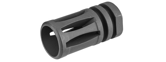 ARES-FH-009 14MM CLOCKWISE BIRDCAGE FLASH HIDER (BLACK)