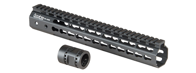 KM-003S-BK ARES 12-INCH METAL AIRSOFT KEYMOD HANGUARD (BLACK)