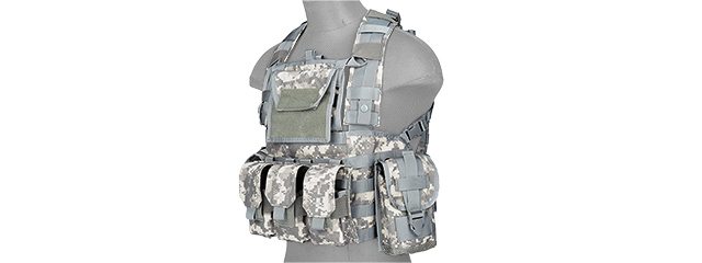 CA-307AN AIRSOFT M4 MOLLE MODULAR CHEST RIG - ACU