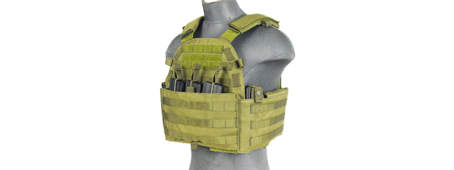 1000D Nylon Airsoft Molle Tactical Vest (OD Green)