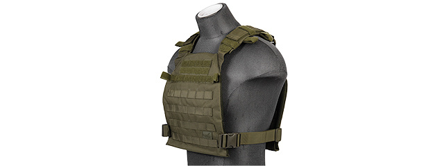 CA-883GN Nylon Lightweight Tactical Vest (OD Green)