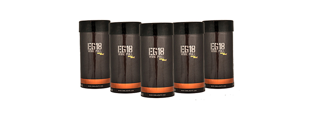 Enola Gaye Airsoft Orange Smoke Grenade Massive Output (Pack of 5)