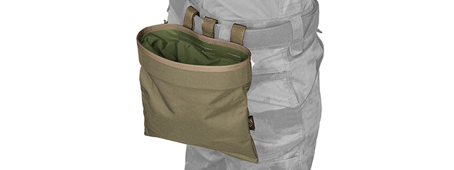 FY-PHM13RG SNAP-BUTTON TACTICAL ROLL-UP DROP POUCH (RANGER GREEN)