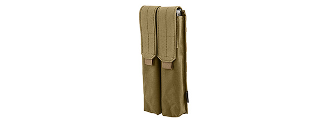 FY-PHM22CB DOUBLE UMP/P90 MAGAZINE POUCH (COYOTE BROWN)