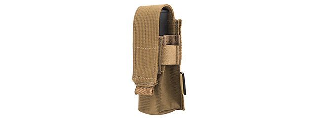 FY-PHP04CB Molle Single 9mm Pistol Magazine Pouch (Coyote Brown)
