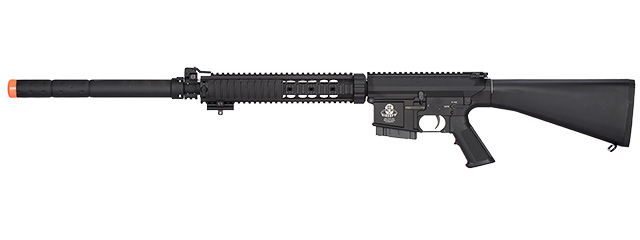 G&G COMBAT AIRSOFT FULL METAL GR25 AEG SNIPER RIFLE - BLACK