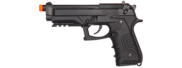 HGC-173BBB HG-173 M92 CO2 BLOWBACK SEMI AUTO AIRSOFT PISTOL (BLACK)