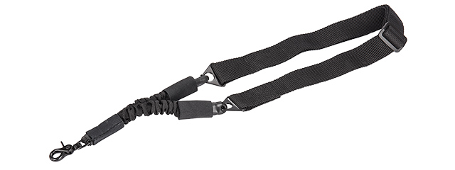 NCSTAR SINGLE-POINT BUNGEE SLING W/ QD MOUNT - BLACK - Click Image to Close