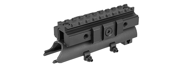 NCSTAR SKS RECEIVER COVER TRI-MOUNT OPTICS RAIL (BLACK)