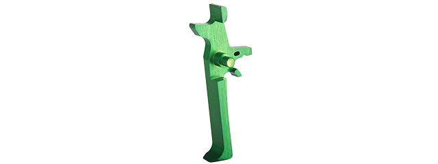 RTA-6810 ANODIZED ALUMINUM TRIGGER FOR AR15 SERIES (GREEN) - TYPE C