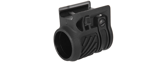 Same As CM-C66 1" FLASHLIGHT / LASER RING MOUNT W/ QD WEAVER MOUNT (BLACK)