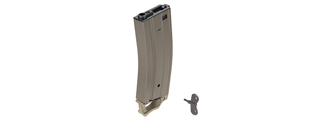 SG-618-1G 330RD HIGH CAPACITY AIRSOFT MAGAZINE FOR M4 AEGS W/ PULL TAB (OD)