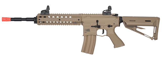 VALKEN-94082 ASL SERIES MOD-L QUAD PICATINNY AIRSOFT RIFLE (TAN) - Click Image to Close