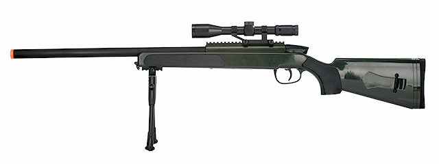 ZM51G MK51 SPRING BOLT ACTION AIRSOFT RIFLE W/ SCOPE (OD GREEN)