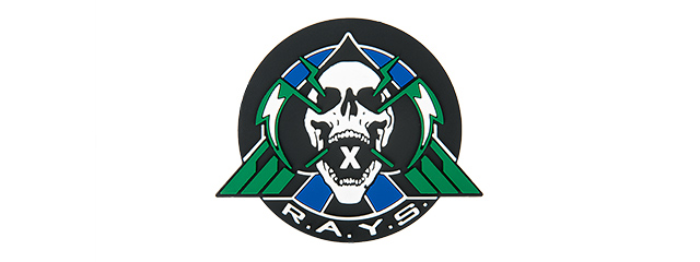 EMERSON "R.A.Y.S" PVC MORALE PATCH (BLACK/GREEN)