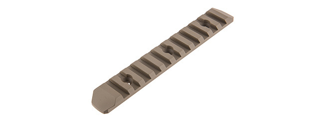 ATLAS CUSTOM WORKS 11-SLOT M-LOK PICATINNY RAIL SEGMENT- TAN