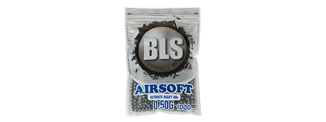 BLS PERFECT BB 0.50G (ULTIMATEHEAVY) AIRSOFT BBS [1000RD] (STAINLESS)