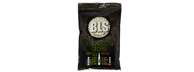 BLS PERFECT BB 0.25G (TRACER PRECISION) AIRSOFT BBS [4000RD] (GREEN)