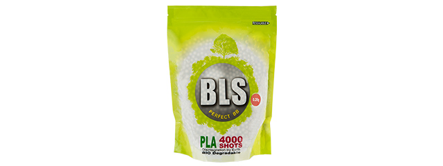 BLS PERFECT BB 0.28G (BIODEGRADABLE) AIRSOFT BBS [4000RD] (WHITE)