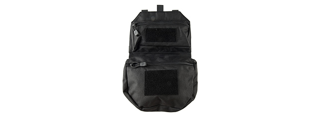 LANCER TACTICAL FOLDABLE MOLLE UTILITY PACK (BLACK)