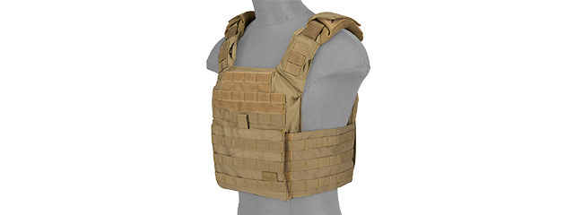 CA-313T2N SAPC w/DUAL INNER MAG POUCH + SHOULDER PADS (TAN)