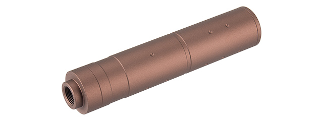 LANCER TACTICAL 155MM ALUMINUM DOT MOCK SUPPRESSOR (COYOTE BROWN)