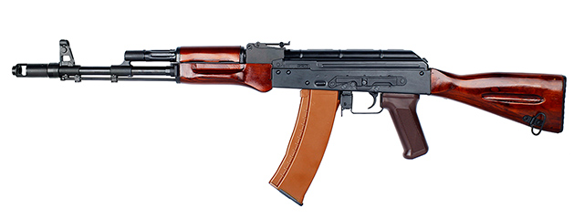 E&L AK74N REAL WOOD AIRSOFT AEG - PLATINUM (BLACK)