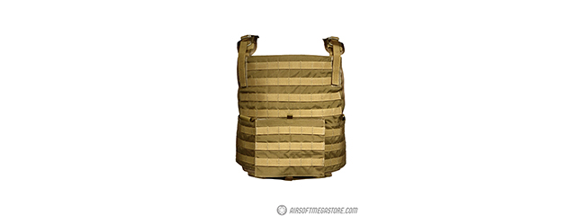 FLYYE INDUSTRIES 1000D CORDURA MOLLE PC TACTICAL VEST - COYOTE BROWN