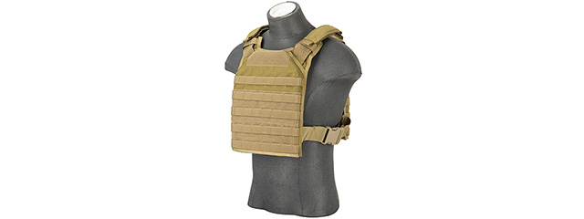 Flyye Industries 1000D Cordura MOLLE PC Plate Carrier (LRG) (KHAKI)